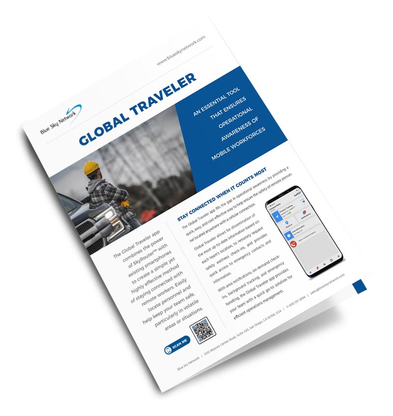 Global Traveler App Brochure